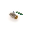 ND-Kugelhahn, ART 376 GREEN, IG 1 Zoll, IG 2 1 Zoll, 40 bar, Hebelgriff