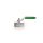 ND-Kugelhahn, ART 376 GREEN, IG 3/8 Zoll, IG 2 3/8 Zoll, 50 bar, Hebelgriff