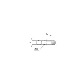 Kontermutter, Typ A 013 14 14 (2 D), G 1/4 Zoll