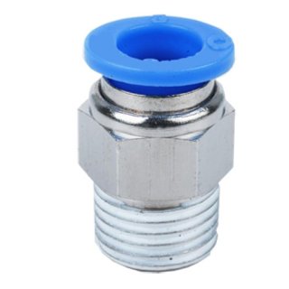 GE-Steckverschraubung mit Außensechskant, IQSG388, AG R 3/8 Zoll, 8 mm