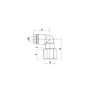 L-Steckverschraubung mit zylindrischem IG, SQSLFM64, M6,...