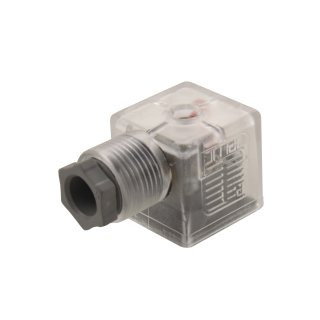 Gerätestecker BF A, LED rot, 12V AC/DC und VDR, PG9