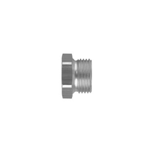 Armatur Reduziernippel kurz, RK13/21, IG G 1/4 Zoll, AG G 1/2 Zoll, ME