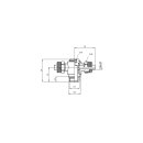 Schwenk-T-Verschraubung, Typ C31 06 14, AG G 1/4 Zoll,...