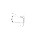 Verschlussstopfen, Typ A 010 12 12(4 TF), R 1/2 Zoll