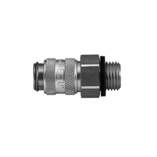 Serie 21KA AW MPX, Verschlusskupplung AG, G 1/8 Zoll, NW 5 / 20 qmm, ME