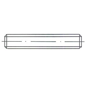 Gewindestange, DIN 976, M16 x 1000 mm, Stahl blank