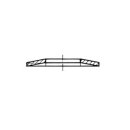 Tellerfeder, DIN 2093, 16 mm AD, 8,2 mm ID, Federstahl...