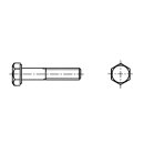 Sechskantschraube mit Schaft, DIN 931, M16 x 60 mm, Stahl...