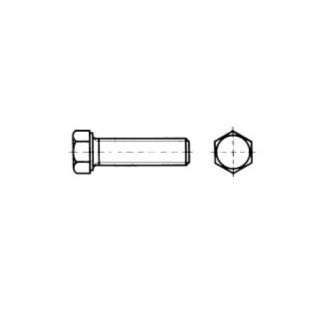 Sechskantschraube, Gewinde bis Kopf, DIN 933, M8 x 16 mm, Stahl verzinkt
