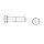 Sechskantschraube mit Schaft, metr. Feingewinde, M16 x 1,5 x 55 mm, Stahl verz.