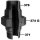 Temperguss Verschraubung, Typ 336, flach dichtend, AG / AG, R 1 1/2 Zoll, verz.
