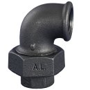 Temperguss Winkelverschraubung, Typ 96, IG / IG, G 3/4...