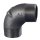 Temperguss Bogen, Typ 94, AG / AG, R 1 Zoll, verzinkt